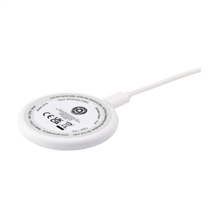 Draadloze oplader | Magnetisch | Gerecycled | 15W | 3-in-1