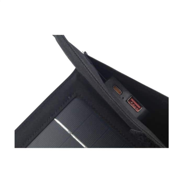 Zonnepaneel oplader | 10W | rPET | USB-A en USB-C