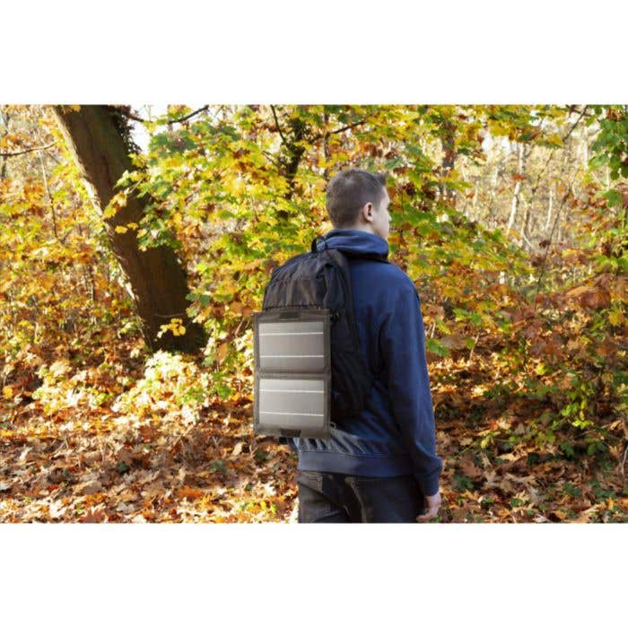 Zonnepaneel oplader | 10W | rPET | USB-A en USB-C