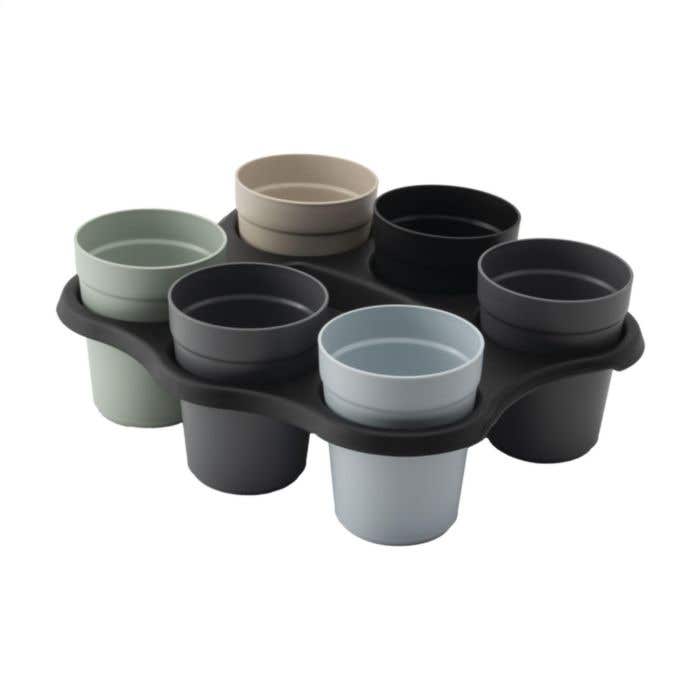 Bekertray Circulware | Gerecycled | 6 bekers