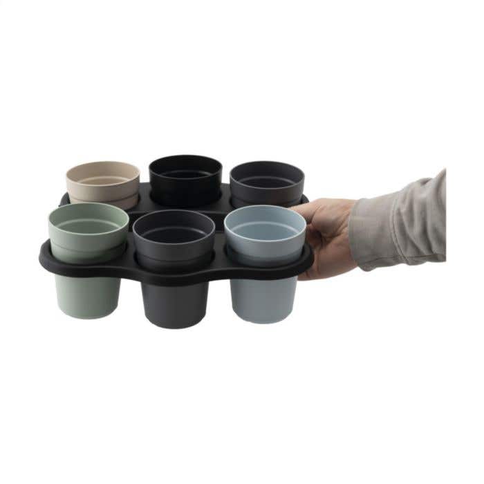 Bekertray Circulware | Gerecycled | 6 bekers