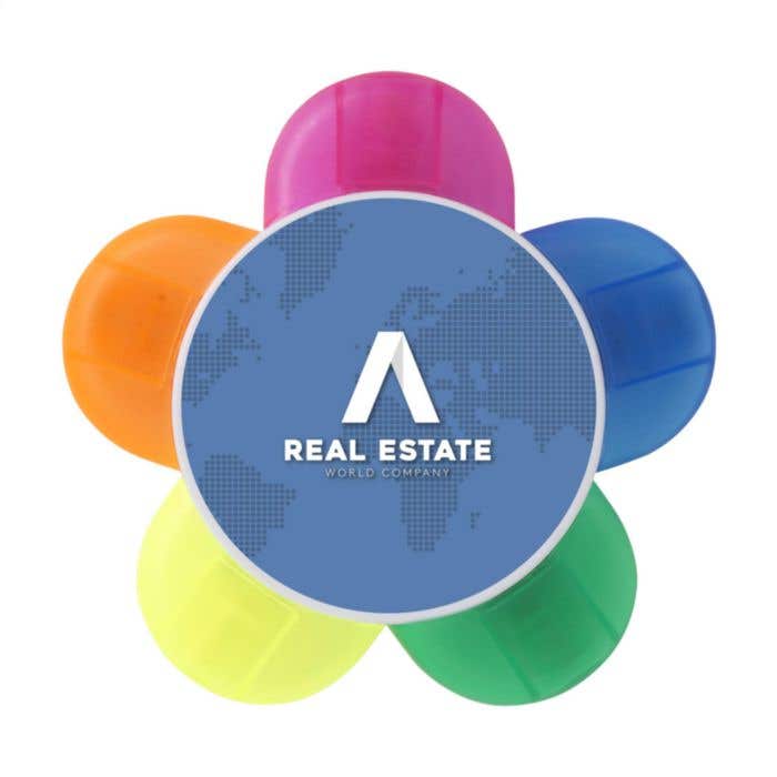 Markeerstift Bloom | 5 fluorescerende kleuren