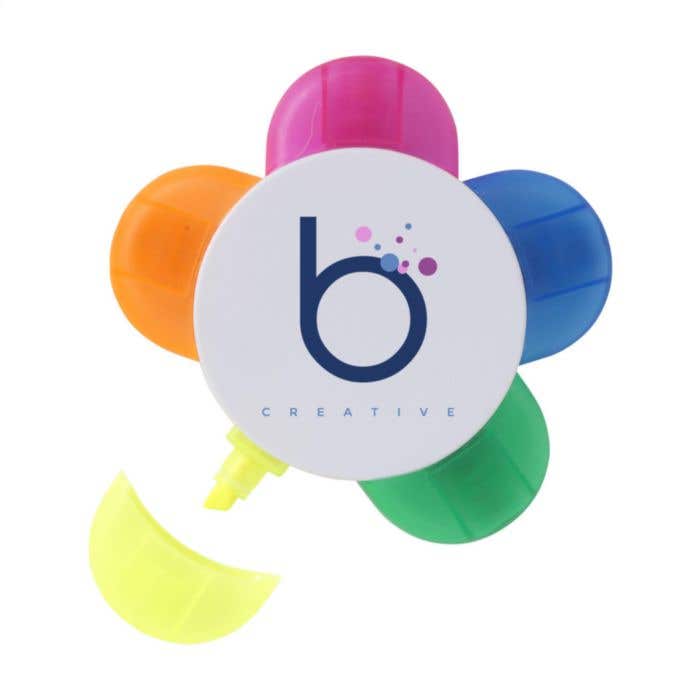 Markeerstift Bloom | 5 fluorescerende kleuren