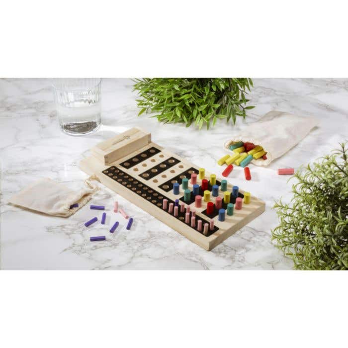 Breinbrekerspel Brain Buster | Vurenhout en bamboe | 2 spelers