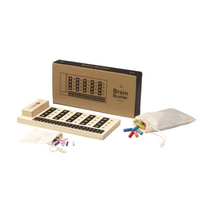 Breinbrekerspel Brain Buster | Vurenhout en bamboe | 2 spelers