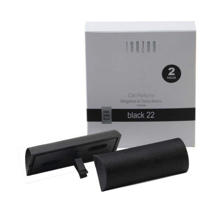 JANZEN Autoparfum Black 22 | Set van 2 stuks