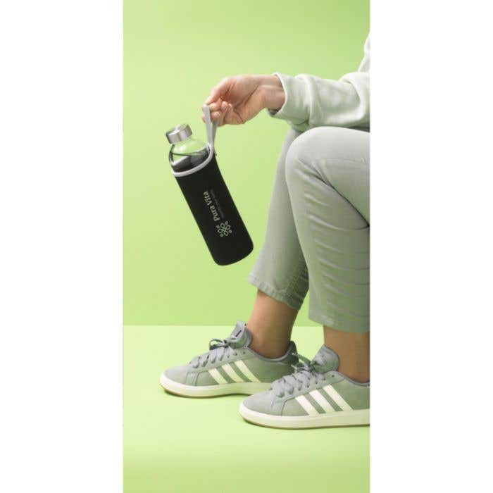 Drinkfles | Glas | 750 ml | Neopreen sleeve