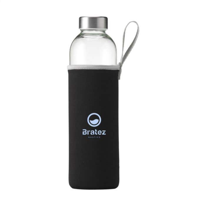 Drinkfles | Glas | 750 ml | Neopreen sleeve