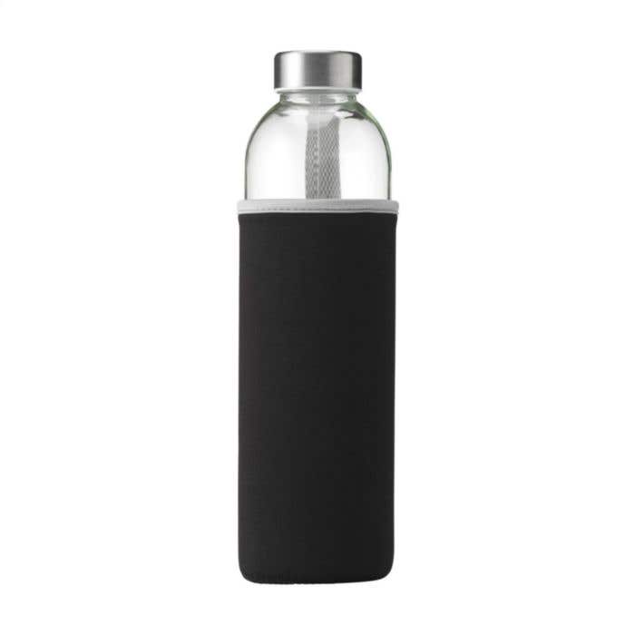 Drinkfles | Glas | 750 ml | Neopreen sleeve