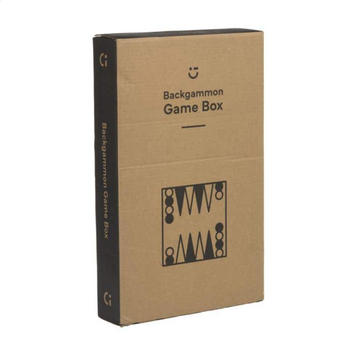 Backgammon game box | FSC® Dennenhout | Compleet spelset