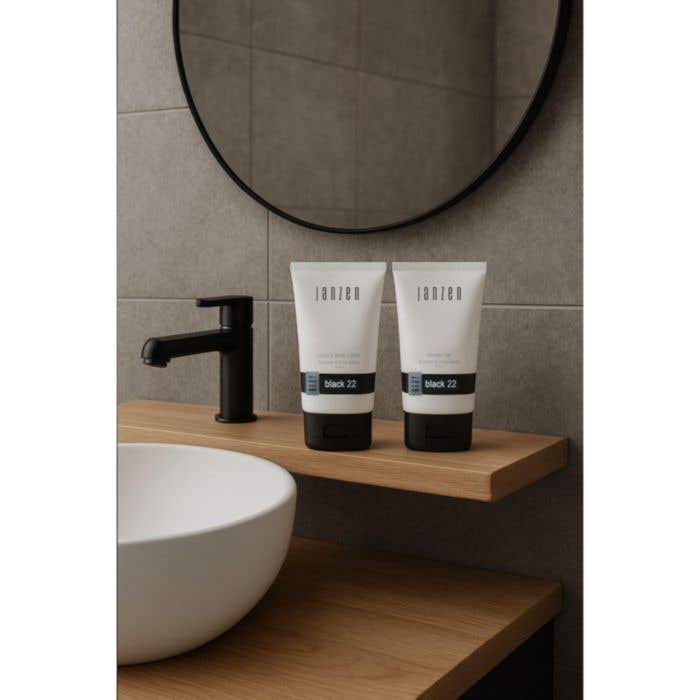JANZEN Giftset Black 22 | Shower gel & bodylotion | 2x 50 ml