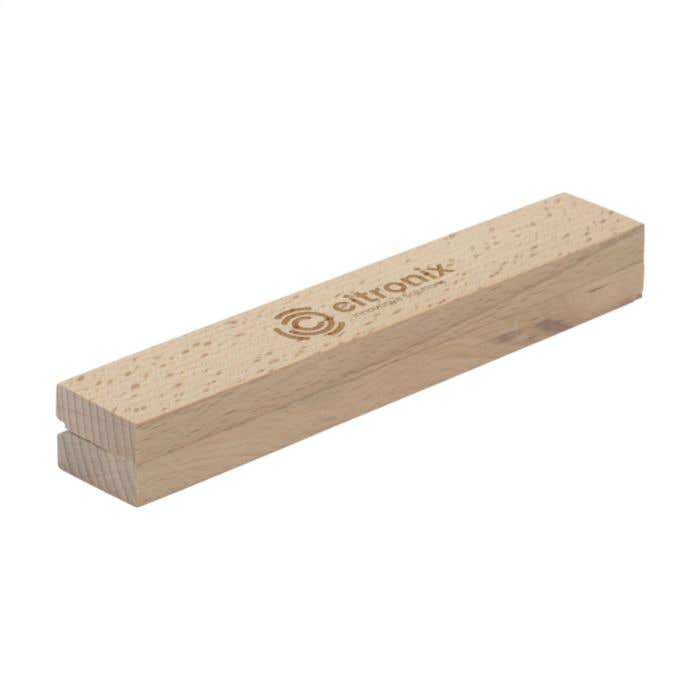 Pennencassette | Hout | 1 pen