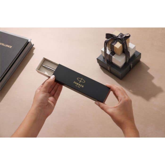Parker balpen Jotter | Gerecycled RVS | Matte afwerking