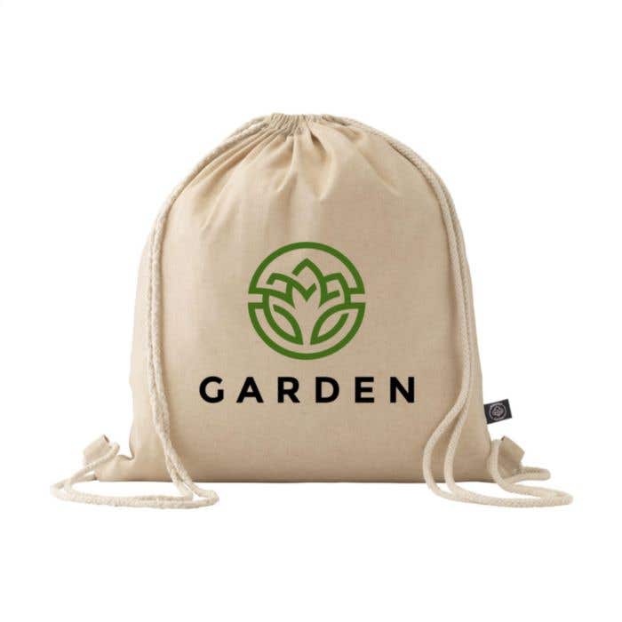 Rugzak | Gerecycled katoen | 8 l | Trekkoord