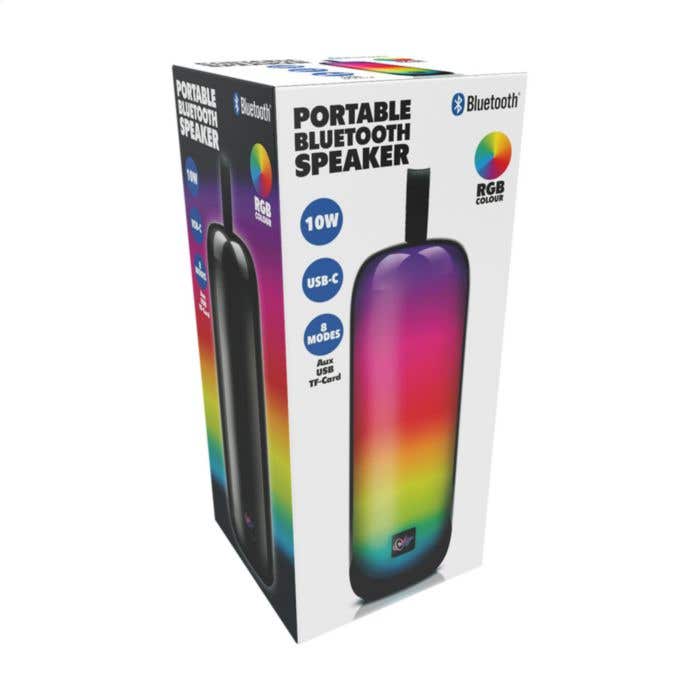 Bluetooth speaker | 10W | RGB verlichting | 8 kleuren