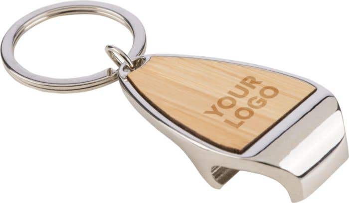 Bamboe Sleutelhanger met Flesopener Kellan