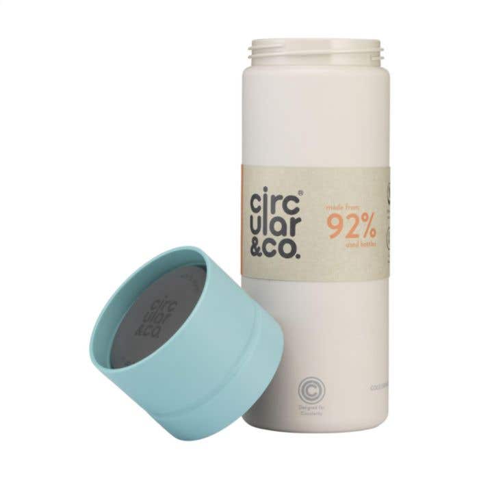 Circular&Co drinkfles | Gerecycled | 600 ml | 360° drinkopening