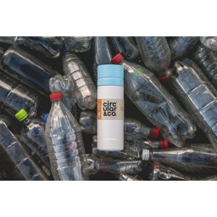Circular&Co drinkfles | Gerecycled | 600 ml | 360° drinkopening