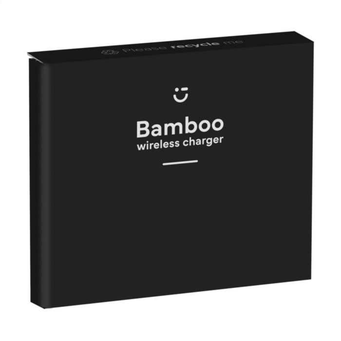 Draadloze snellader | Bamboe | 10W | Qi-compatibel