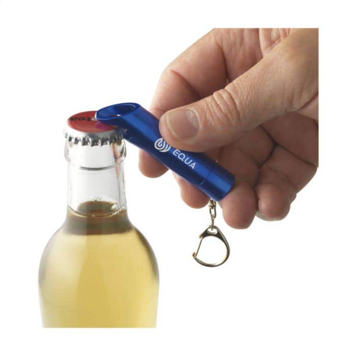 LED-zaklamp | Aluminium | Met flesopener en karabijnhaak