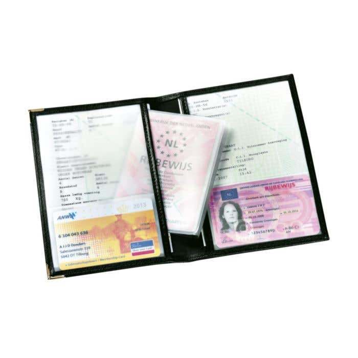Vouwportefeuille | RFID-bescherming | Kunstleer