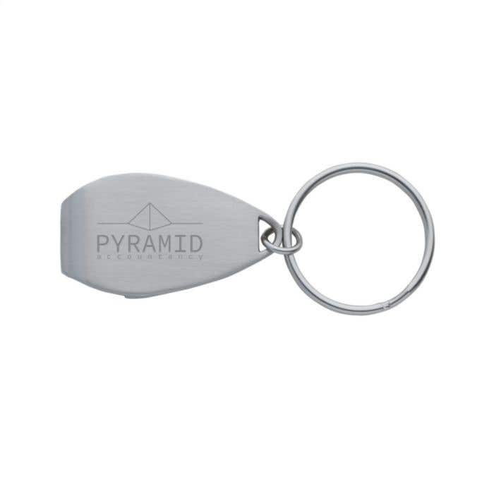 Carrera | Sleutelhanger met flesopener | Matmetaal