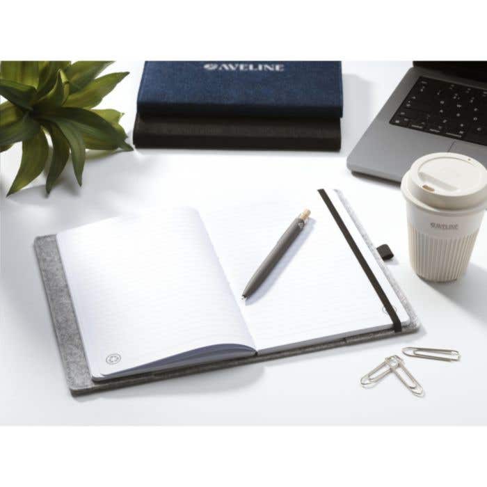 Notitieboek | Gerecycled-vilt | A5 | Gelinieerd