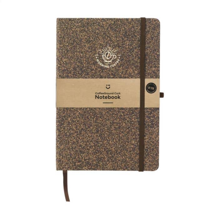 Notitieboek | Koffiedik en kurk | A5 | Gelinieerd