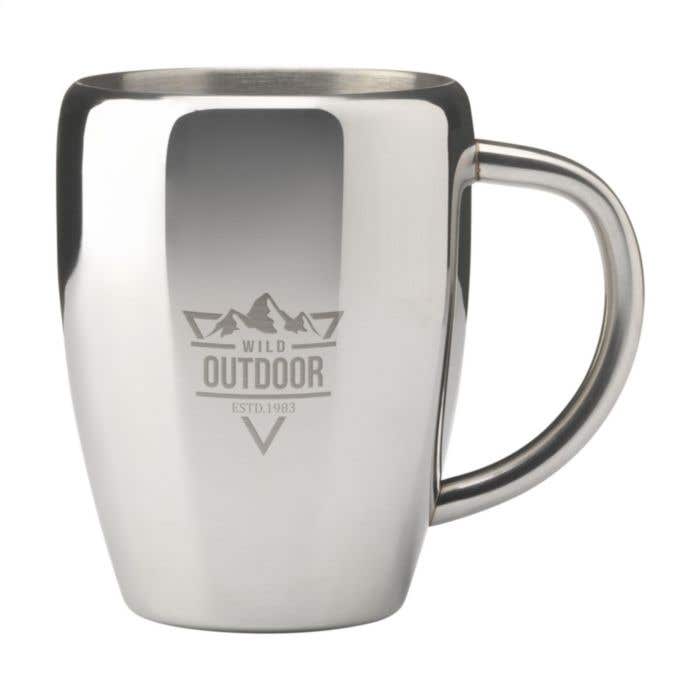 Mok SteelMug | RVS | 220 ml | Dubbelwandig
