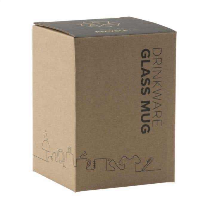 Glas dubbelwandig | Bamboe deksel | 350 ml