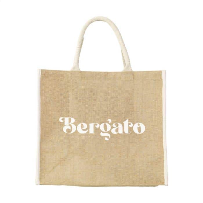 Draagtas Gerano | Jute | 25 l | Gelamineerde binnenzijde