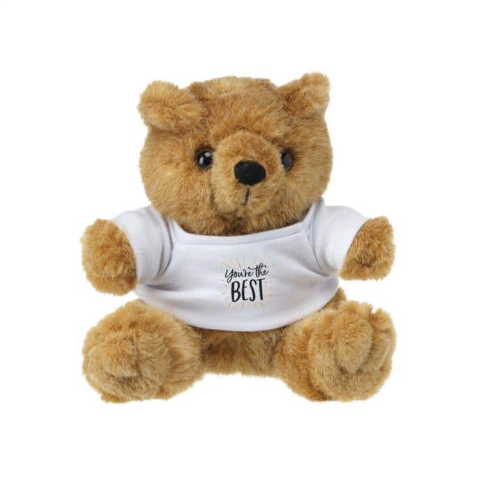 Knuffelbeer | Met T-shirt | Bedrukbaar