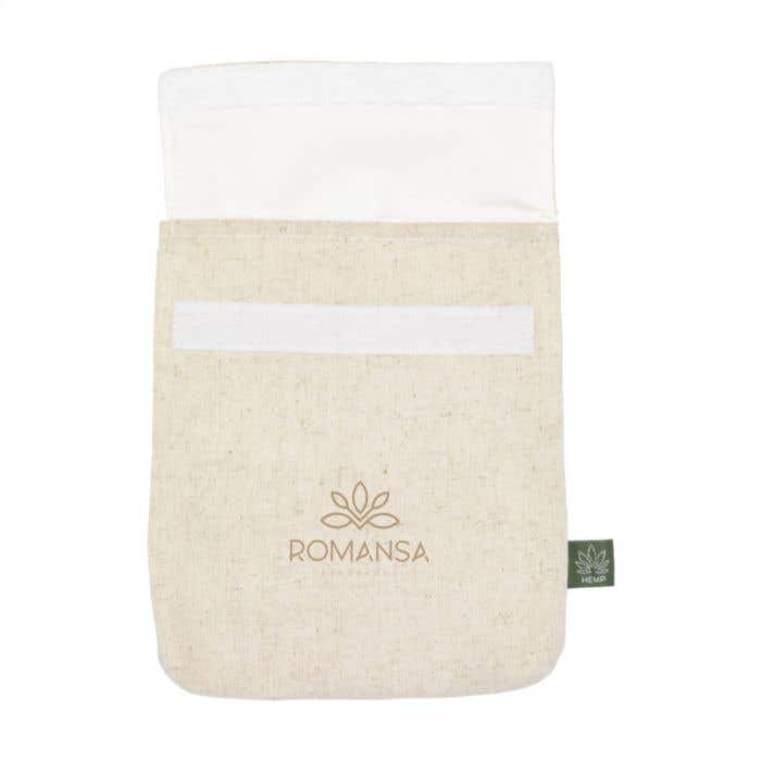 Broodzak | Hennep | Waterdicht | Klittenband