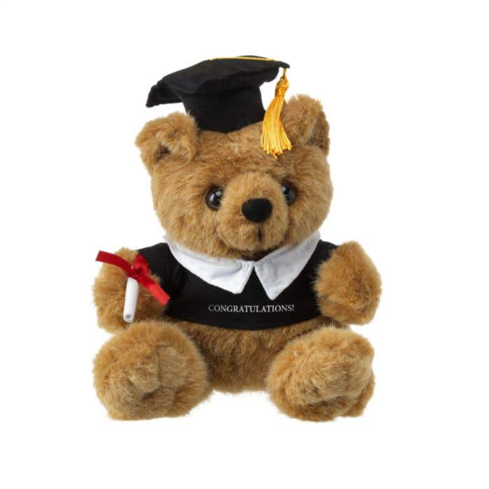 Knuffelbeer | Afstudeercadeau | Met toga en diploma