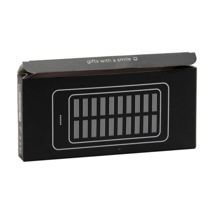 Powerbank | Bamboe | 8000 mAh | Draadloos & zonnepaneel