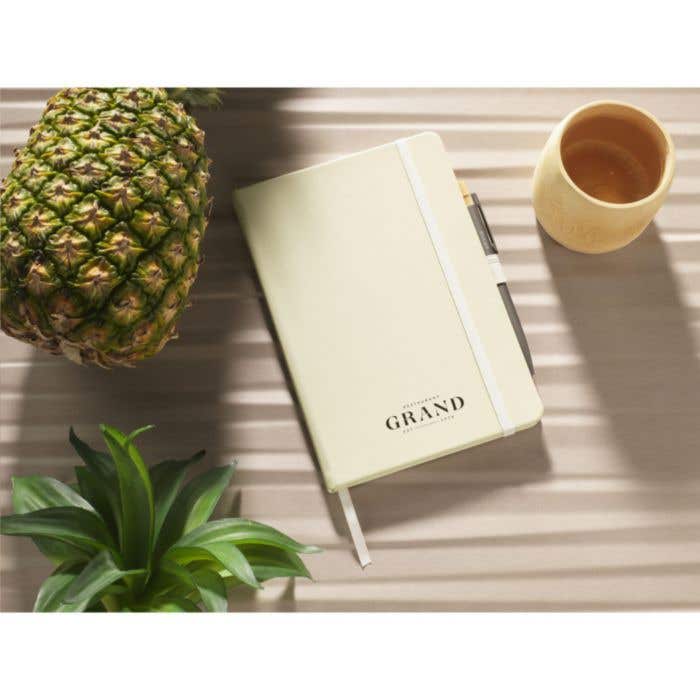 Notitieboek | Ananas-imitatieleer | A5 | Gelinieerd