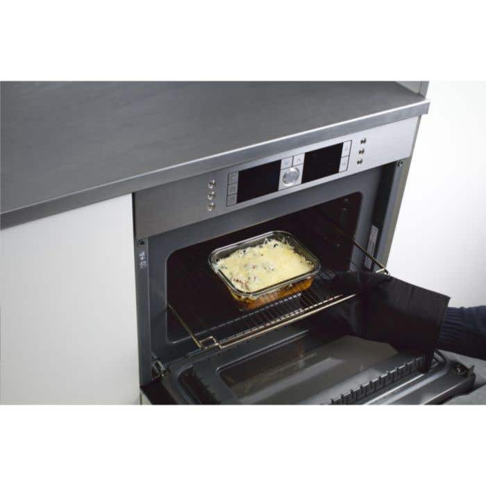 Lunchbox | Borosilicaatglas | Bamboe deksel