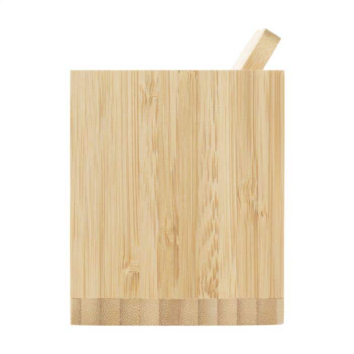 Draadloze oplader | Bamboe | 15W | Met penhouder