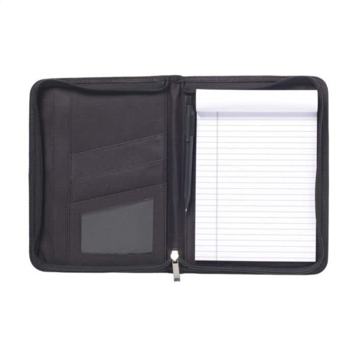 Documentenmap | Leder | A5 | Met schrijfblok en pen