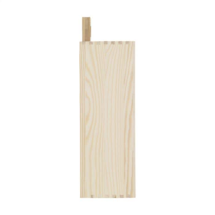 Wijnkist Say Cheese | FSC® Dennenhout | Bamboe deksel