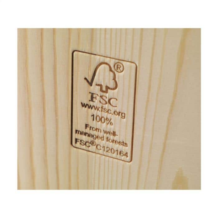 Rackpack Wine Truck | FSC® Dennenhout | Wijnkist voor 1 fles