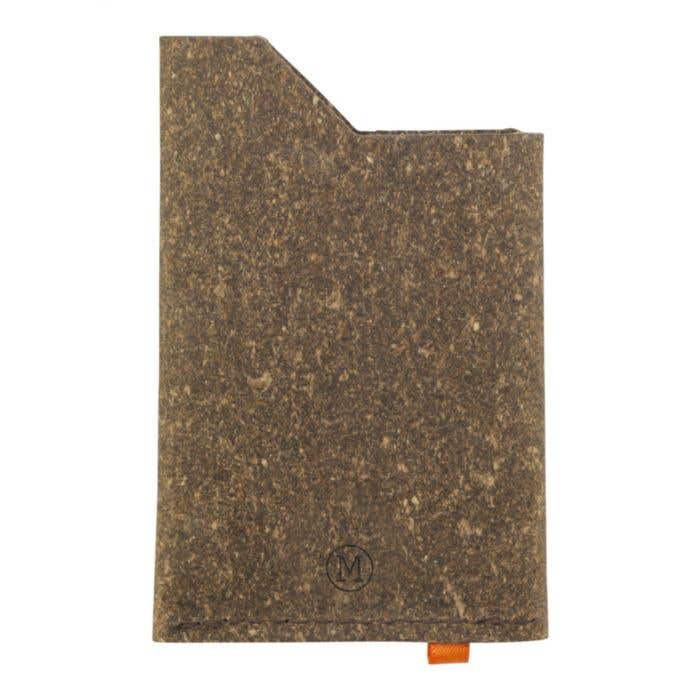 Kaarthouder | Gerecycled leer | Met extra vakje