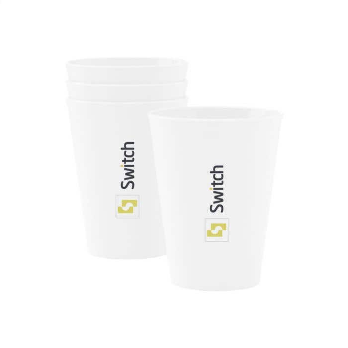 Drinkbeker | Suikerriet | 200 ml | Met deksel