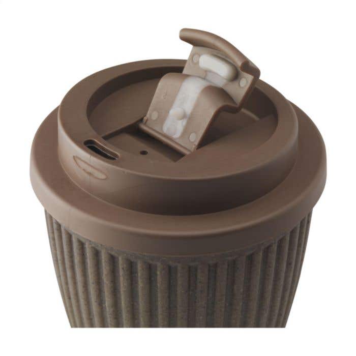 Koffiebeker | Koffiedik & Suikerriet | 250 ml | Dubbelwandig