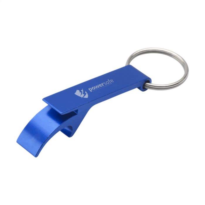 Sleutelhanger met opener | Gerecycled aluminium