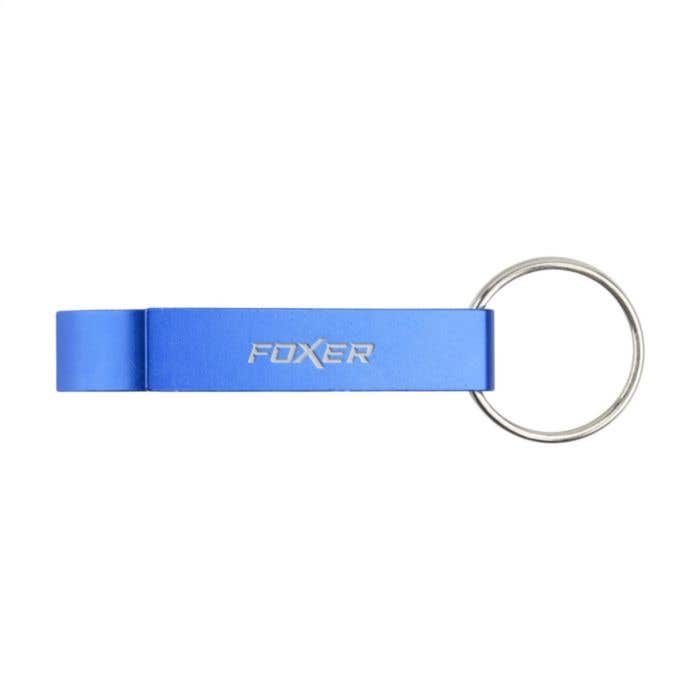 Sleutelhanger met opener | Gerecycled aluminium