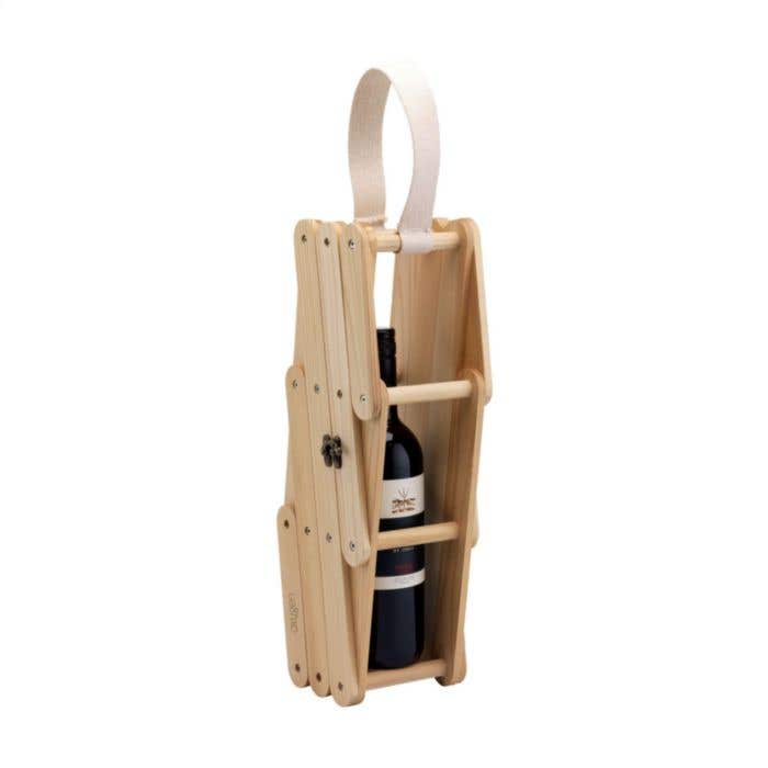 Wijnkist Rackpack | FSC® hout | 1 fles