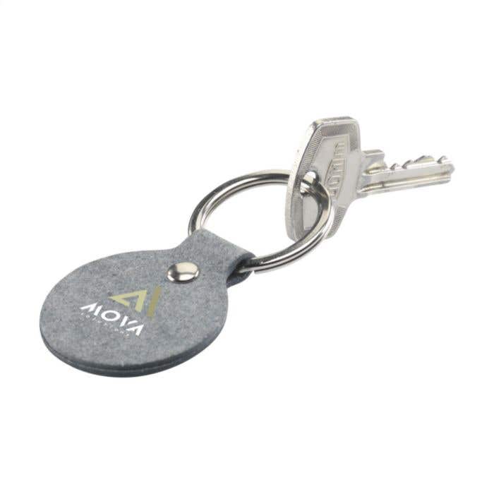 Sleutelhanger | Gerecycled denim | Rond