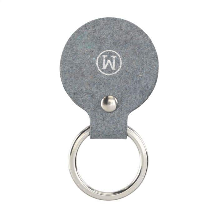 Sleutelhanger | Gerecycled denim | Rond