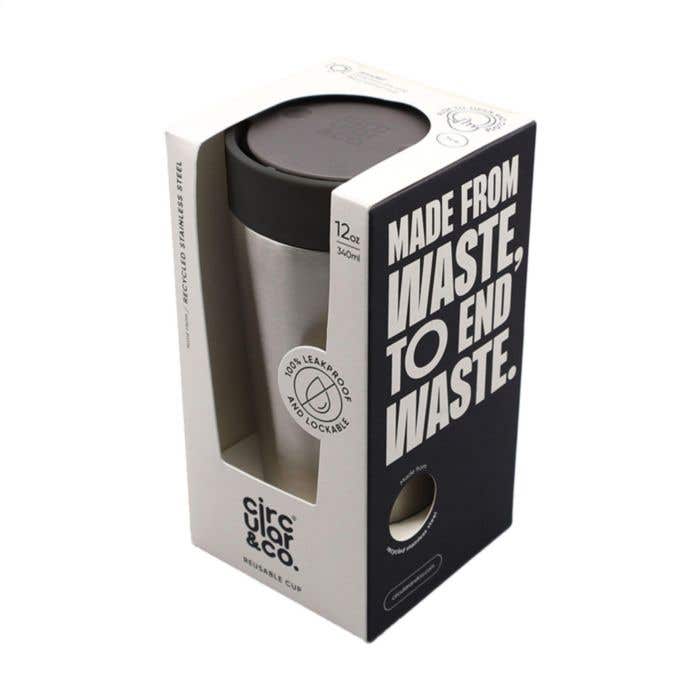 Circular&Co Oscar | Thermosbeker | Gerecycled RVS | 340 ml